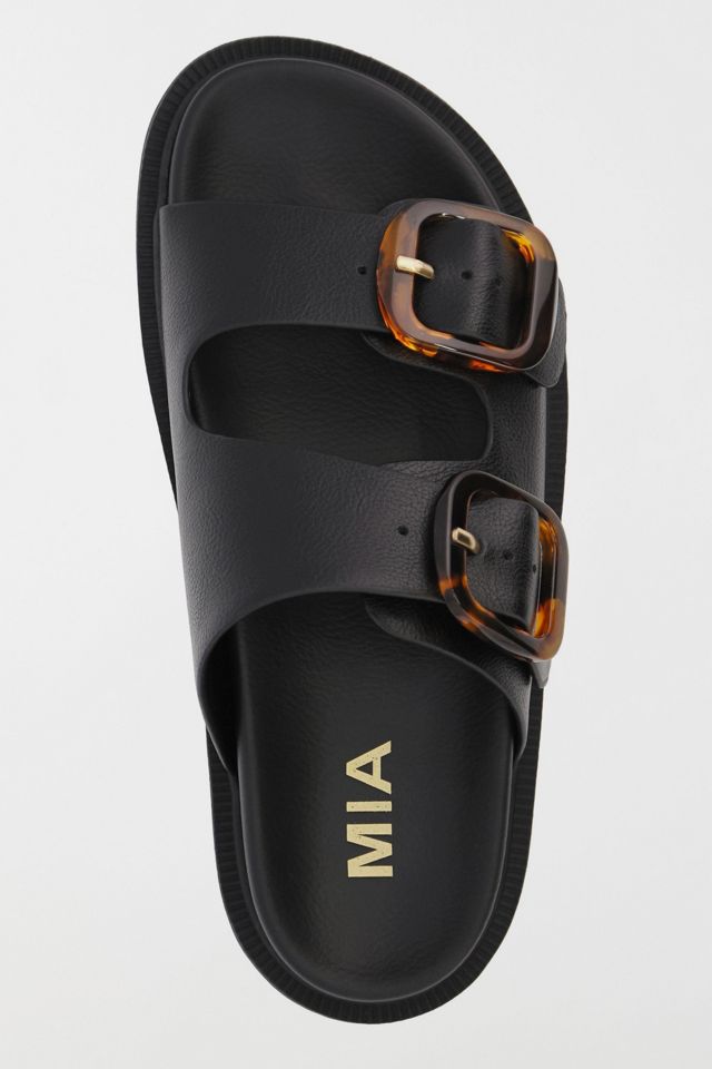 MIA Shoes Gen Double Buckle Slide Sandal #3