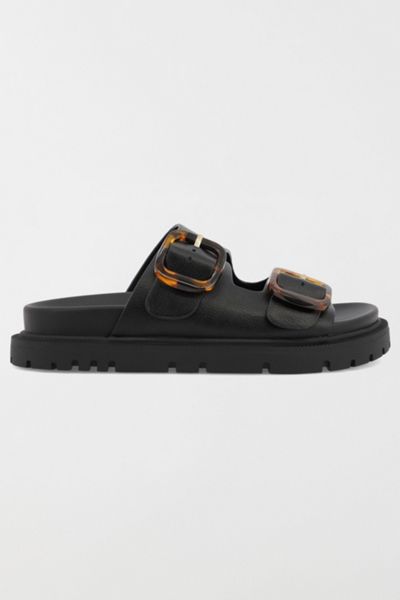 MIA Shoes Gen Double Buckle Slide Sandal