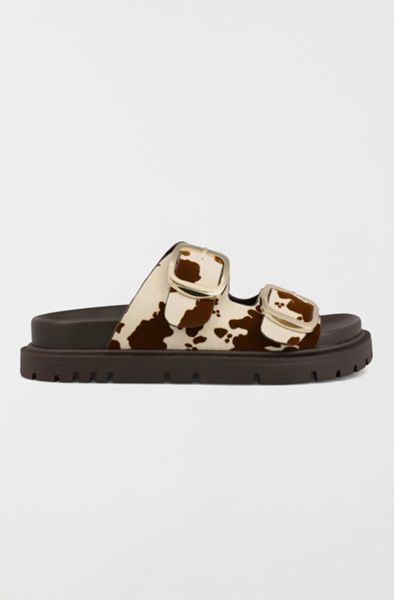 MIA Shoes Gen Double Buckle Slide Sandal