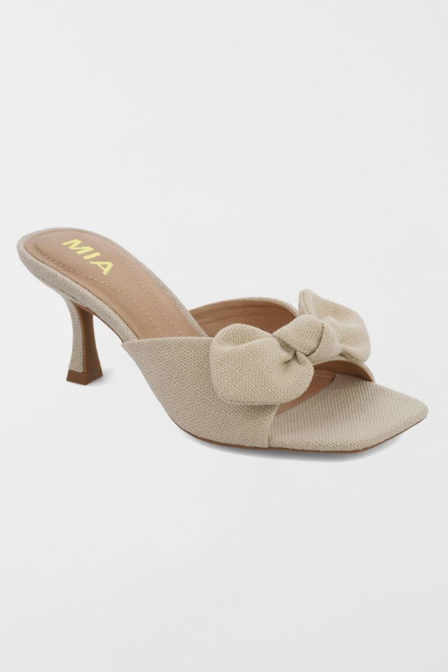 MIA Elyzza Bow Kitten Heel #1