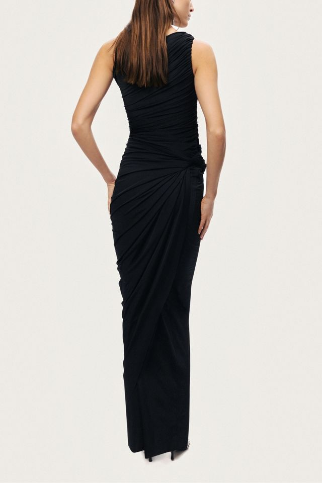 Nocturne Draped Sleeveless Maxi Dress #2