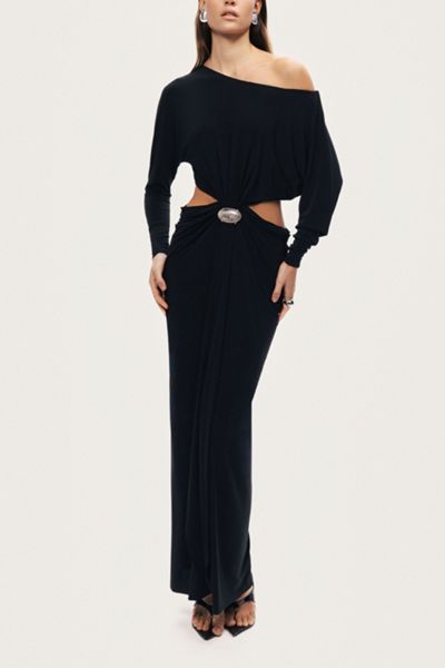 Nocturne Off-The-Shoulder Cut Out Maxi Dress