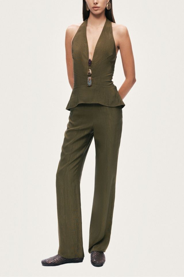 Nocturne Straight-Leg Tailored Pants #1