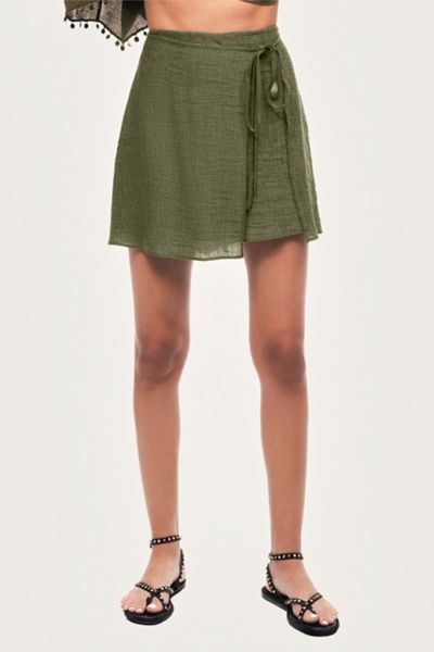 Nocturne Wrap Mini Skirt