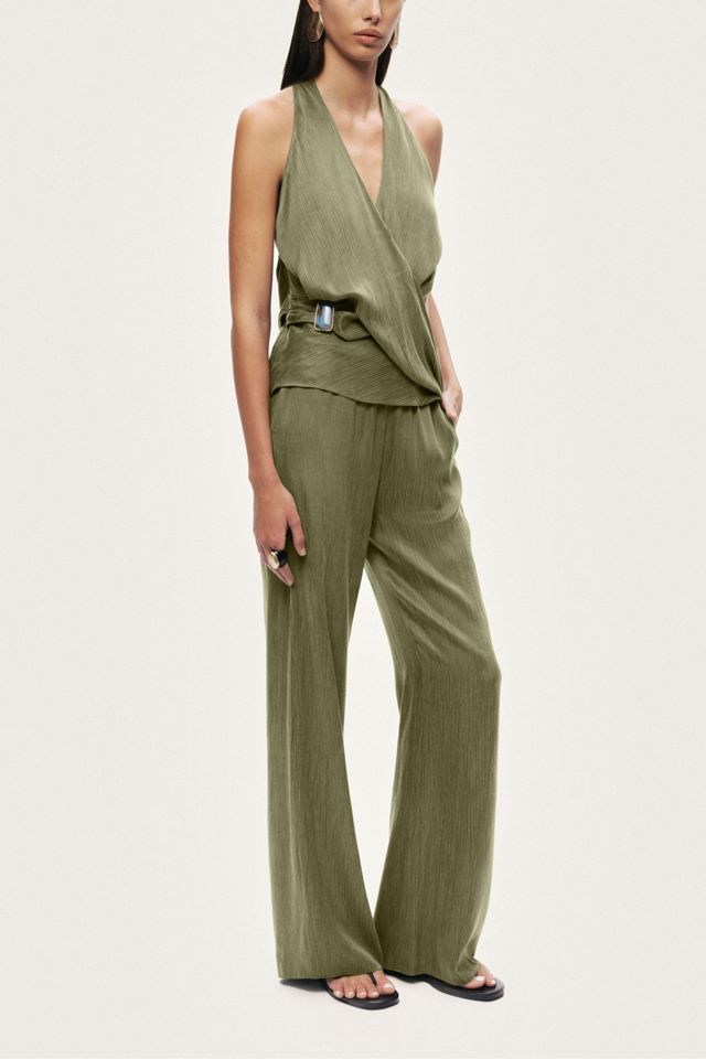 Nocturne Asymmetric Halter Wrap Top #1