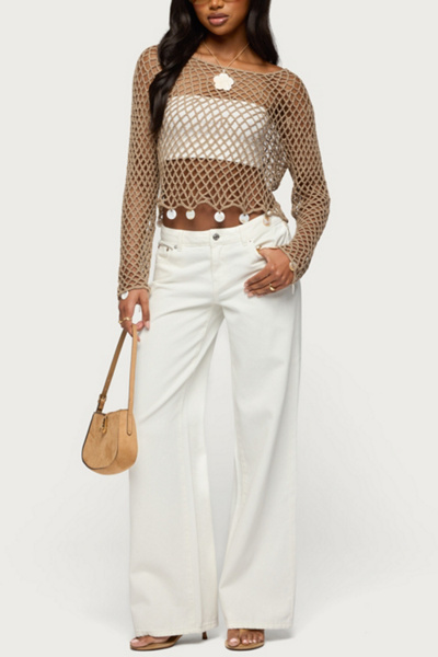 Edikted Tall Roman Low Rise Baggy Jean