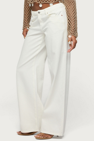 Edikted Tall Roman Low Rise Baggy Jean