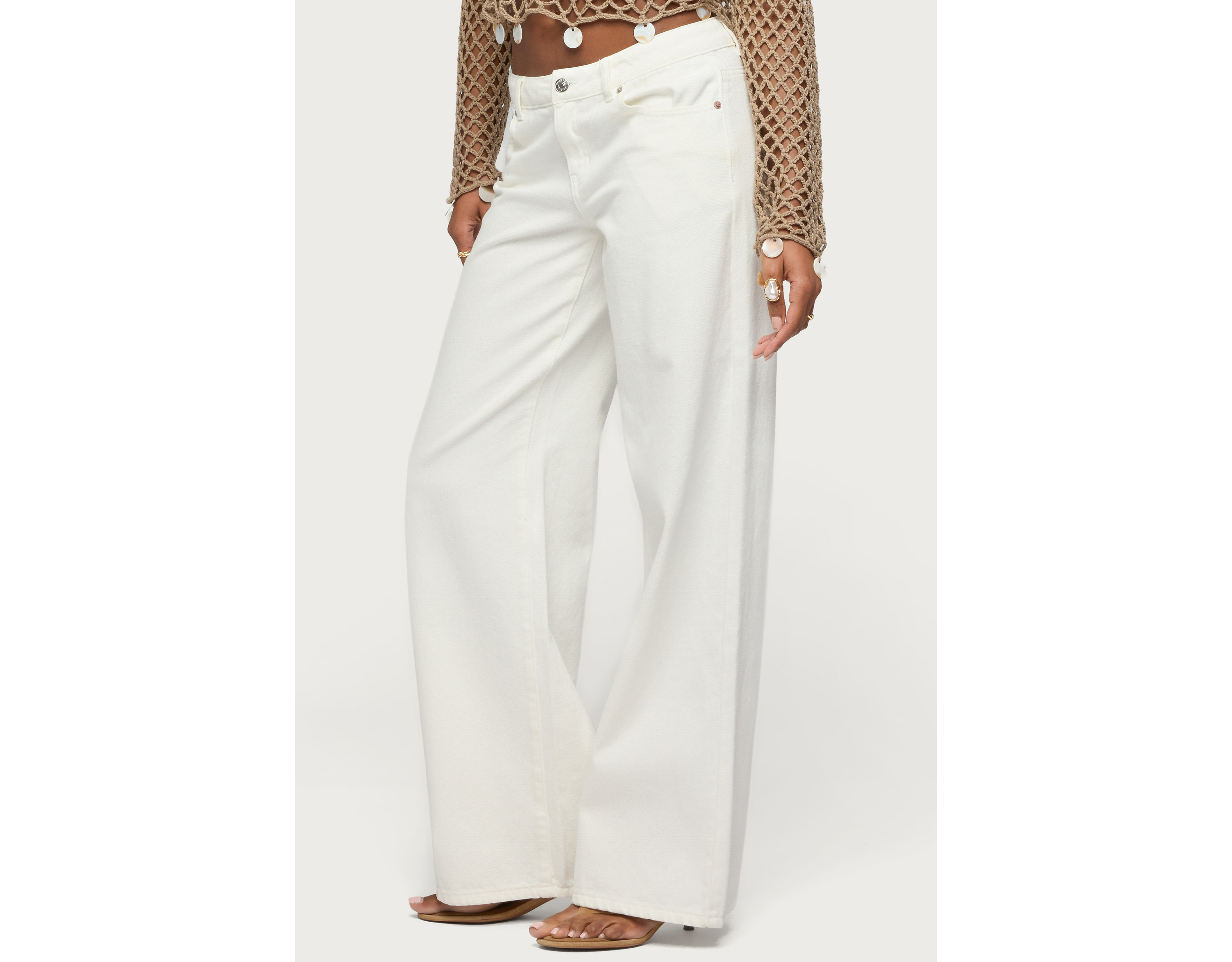Edikted Tall Roman Low Rise Baggy Jean