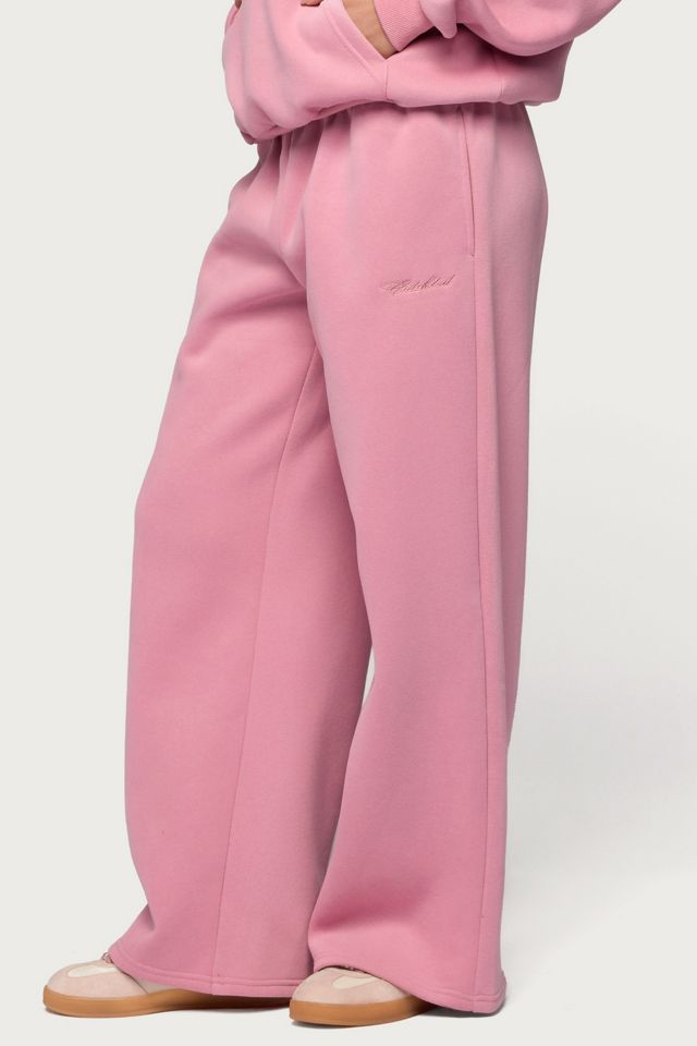 Edikted Basic Girl Wide Leg Edikted Sweatpants #3