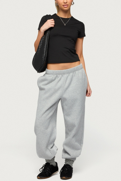 Edikted Petite Clark Oversized Sweatpants