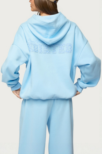 Edikted Pastel Edit Oversized Hoodie