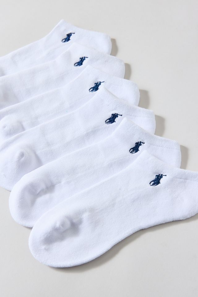Ensemble de 6 chaussettes quart Pony de Polo Ralph Lauren #1