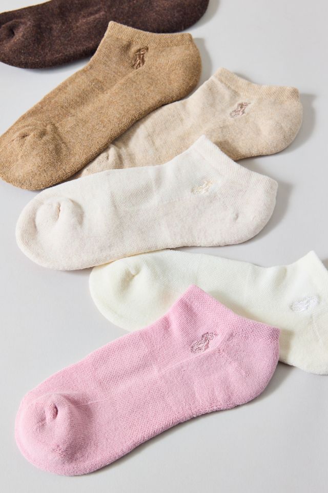 Ensemble de 6 chaussettes quart Pony de Polo Ralph Lauren #1
