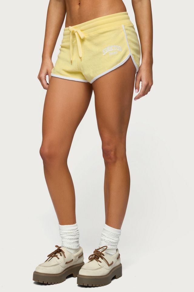 Edikted Madilyn Terry Cloth Shorts #2
