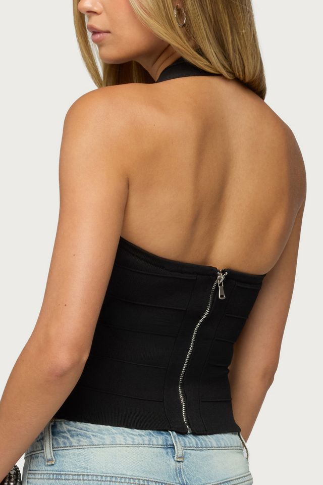 Edikted Esmerela Bandage Halter Top #4