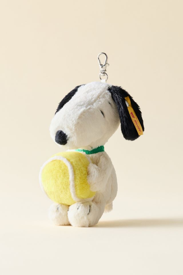 Steiff Peanuts Snoopy Tennis Plushie Keychain #1
