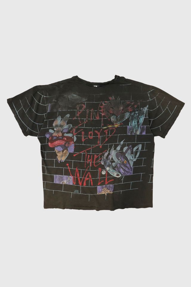Vintage Pink Floyd The Wall Distressed Graphic T-Shirt #4