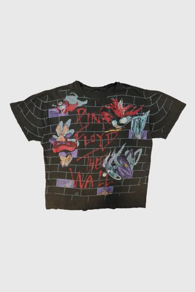 Vintage Pink Floyd The Wall Distressed Graphic T-Shirt