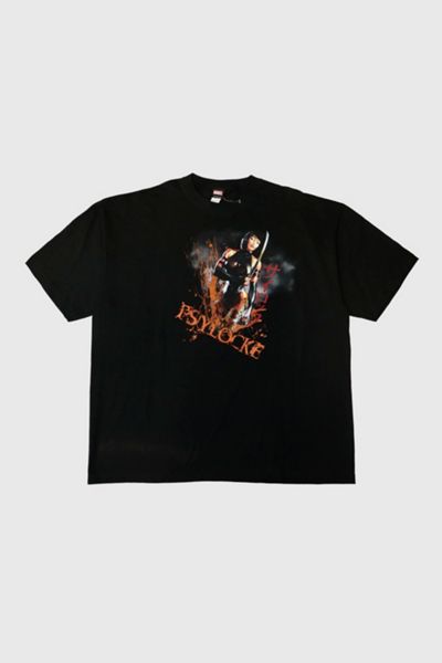 Vintage 2007 Marvel Mad Engine Psylocke Graphic T-Shirt 001