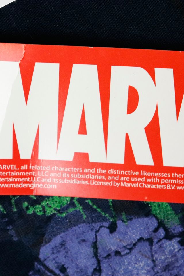 Vintage 2011 Marvel Mad Engine Superhero Graphic T-Shirt #2