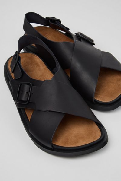 Camper Lluc Leather X-Strap Sandal