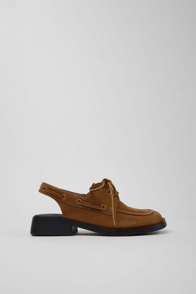 Camper Donna Leather Slingback Boat Shoe #1