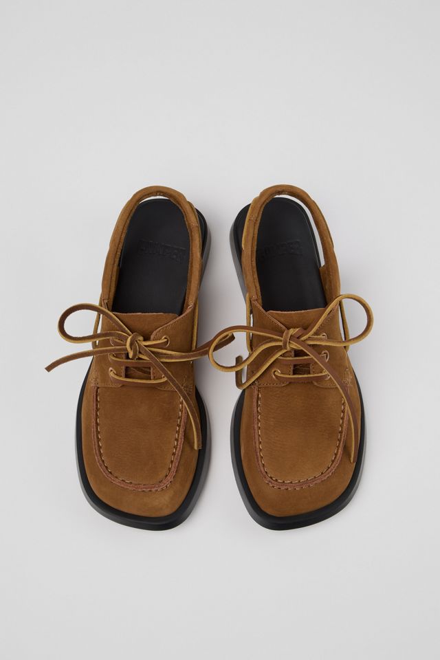 Camper Donna Leather Slingback Boat Shoe #3