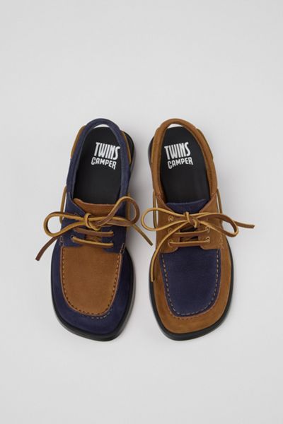 Camper TWINS 27cm ブルー モカシン K100325-001 Camper Donna Twins Leather Clog | Urban Outfitters