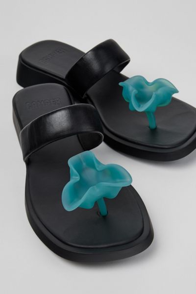Camper Dana Leather Flower Sandal