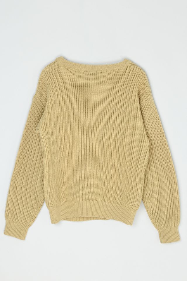 Vintage 70s Tan Knit Sweater #2