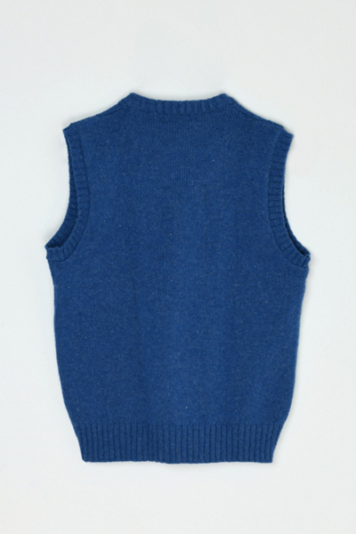 Vintage 70s Cable Knit Sweater Vest