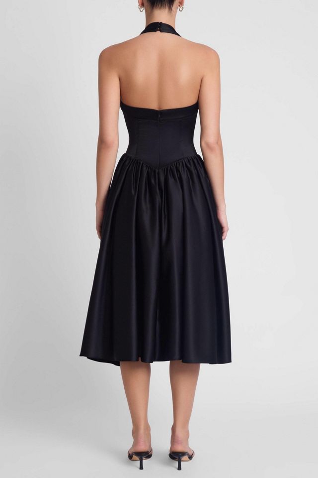backless dress urban outfitters Urban Outfitters Chain Link Metallic Red Star Dress with Open Back – The  Thrifty Hippy main image 0
