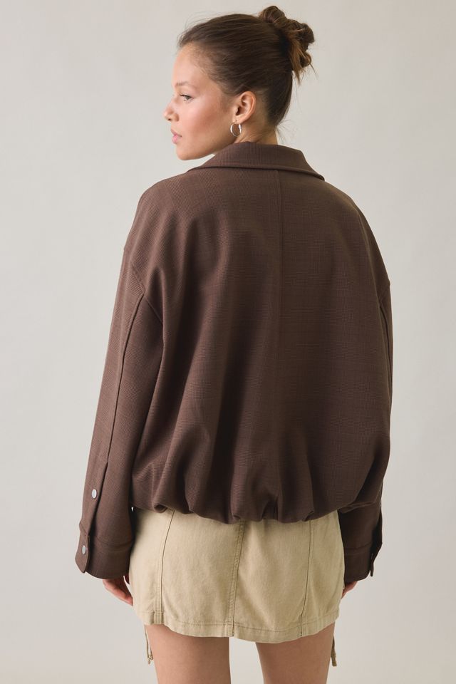 UO Harper Funnel Neck Bomber Jacket #1