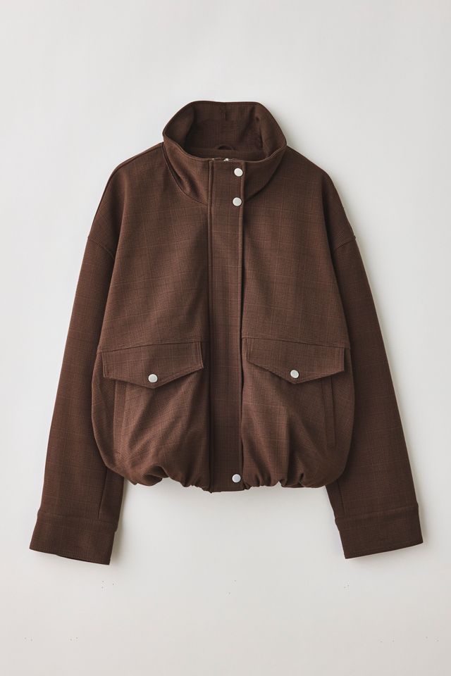 UO Harper Funnel Neck Bomber Jacket #4