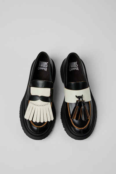 Camper Walden Twins Leather Moccasin Loafer