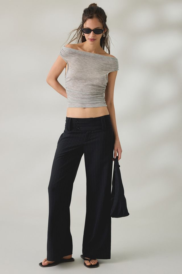 Pantalon évasé taille basse Charli UO #2