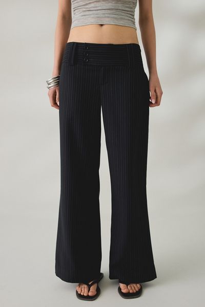 Pantalon évasé taille basse Charli UO