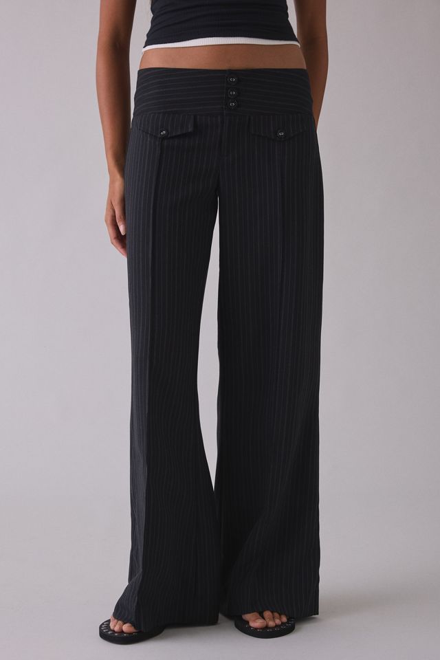 Pantalon évasé taille basse Hannah BDG #1