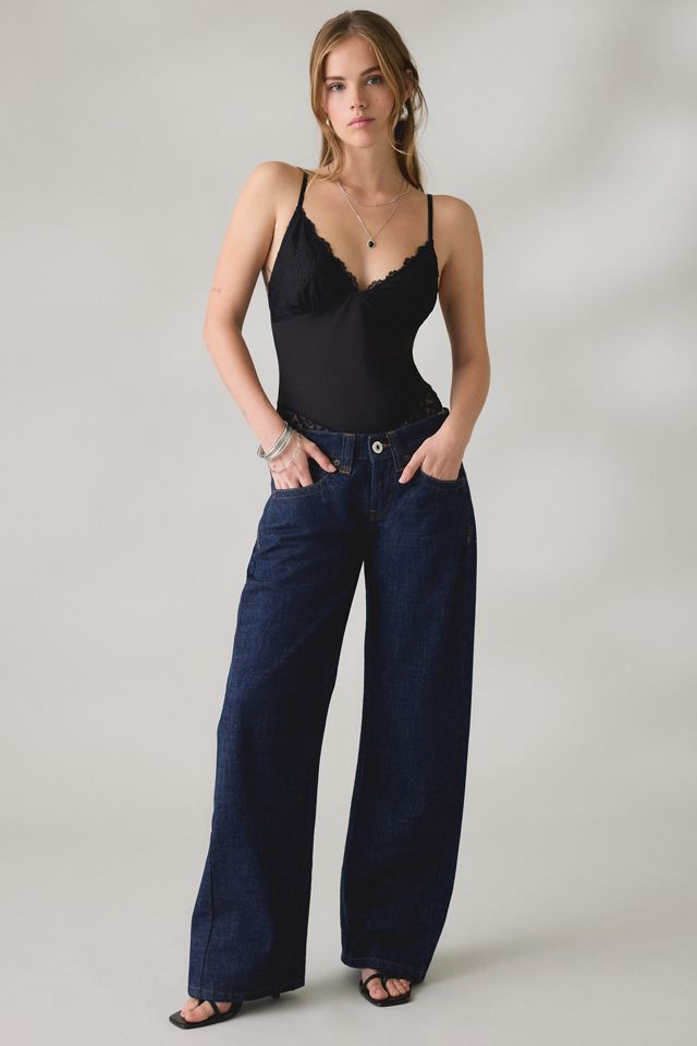 Justaucorps camisole en maille avec bordure en dentelle Felicity Out From Under #4