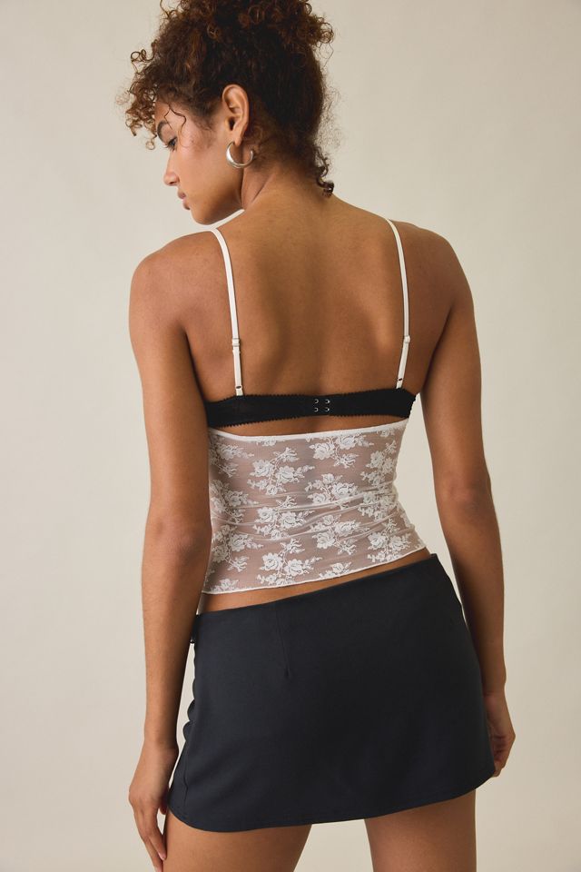 Out From Under Zola Sheer Lace Layered Cami #3