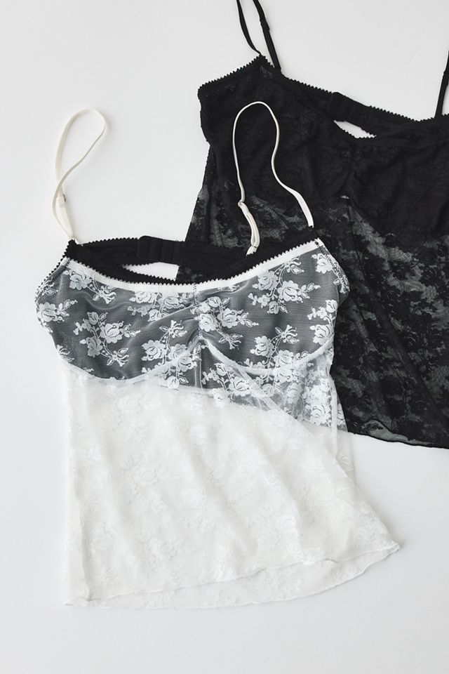 Out From Under Zola Sheer Lace Layered Cami #4