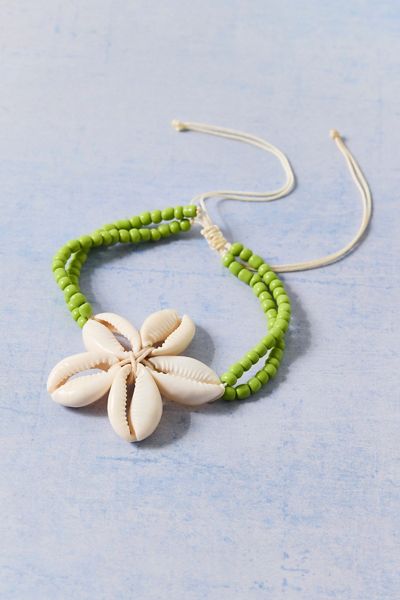 Shoreline Petal Beaded Anklet