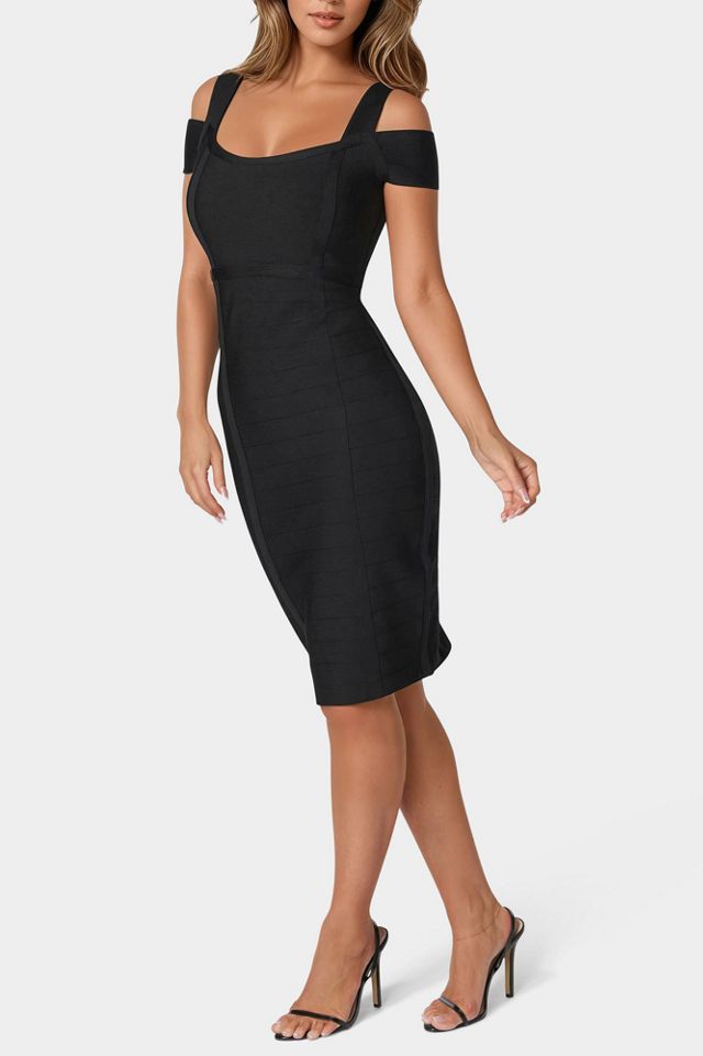 Bebe Slim Midi Bandage Dress #1