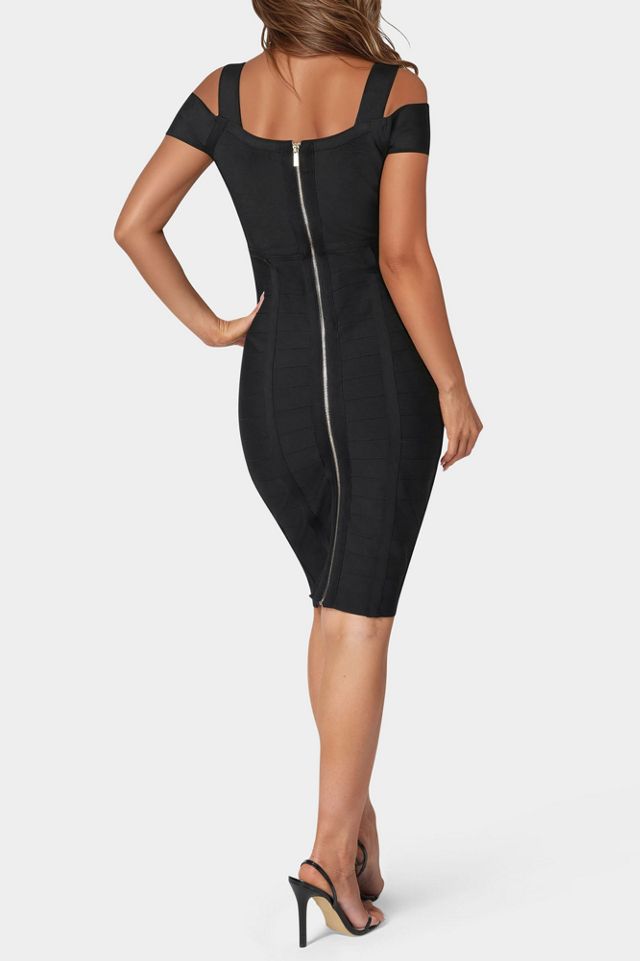 Bebe Slim Midi Bandage Dress #2