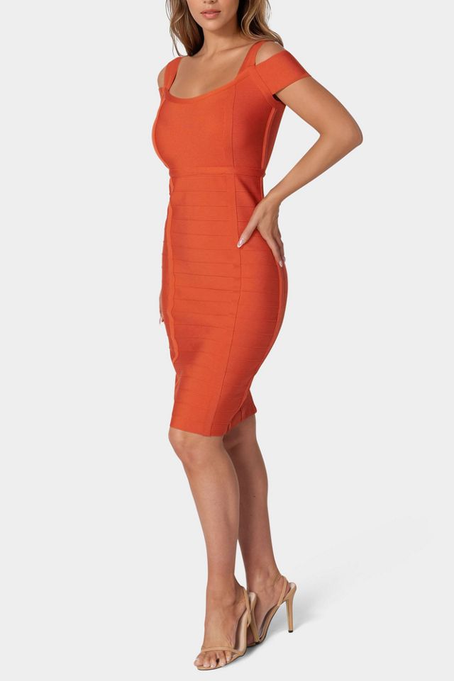 Bebe Slim Midi Bandage Dress #1