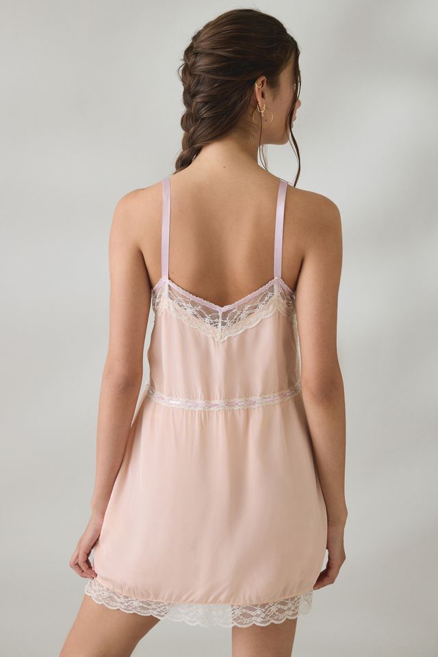 LoveShackFancy Nouvelle Embroidered Butterfly Slip Mini Dress #1