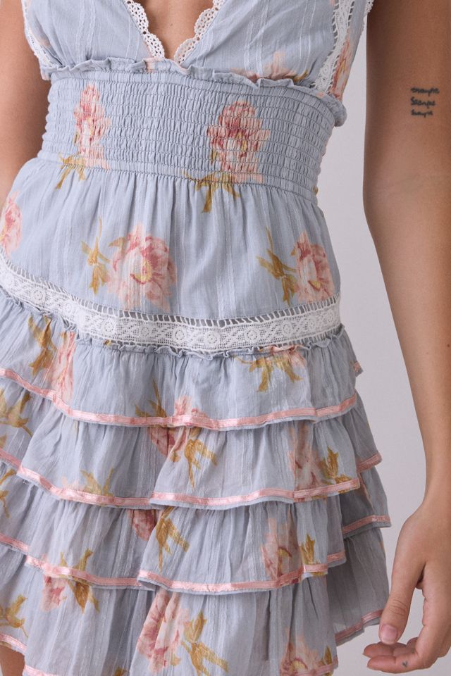 LoveShackFancy Kerch Cotton Halter Mini Dress #5