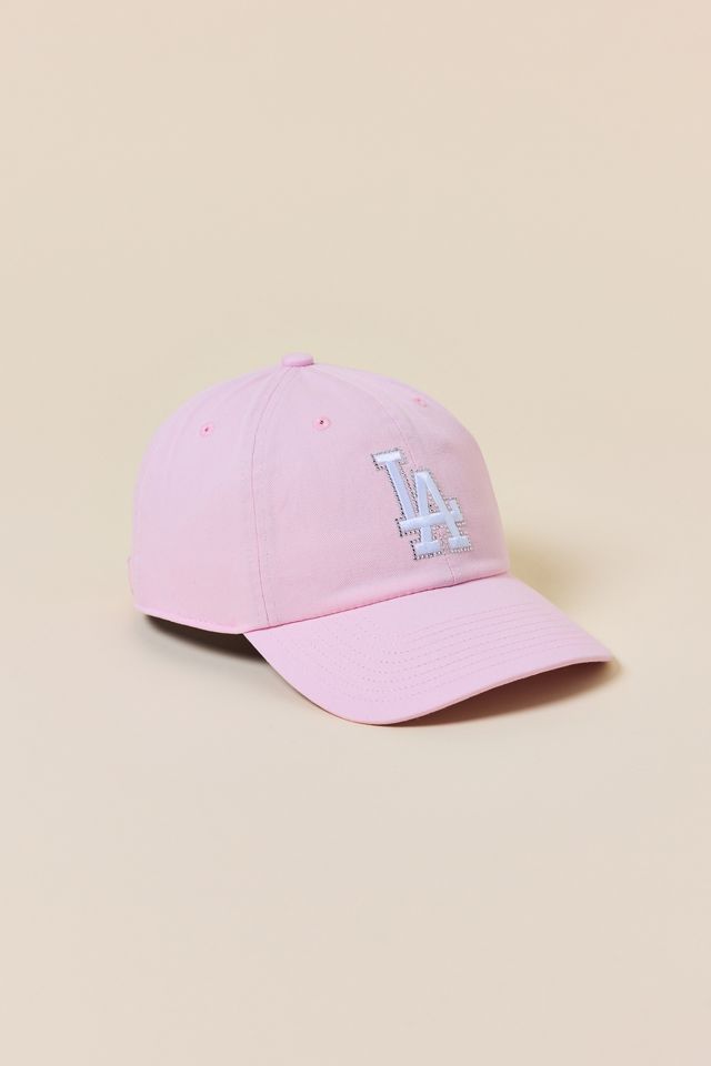 Casquette Dad Hat MLB Los Angeles Dodgers à garniture brillante Mitchell & Ness #1