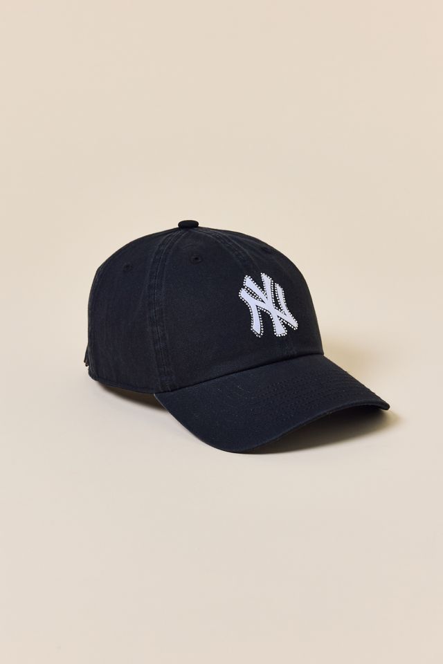 Casquette Dad Hat MLB New York Yankees à garniture scintillante Mitchell & Ness #1