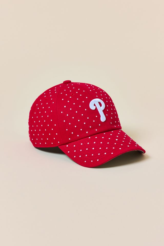 Casquette Dad Hat à pois MLB Philadelphia Phillies de Mitchell & Ness #1